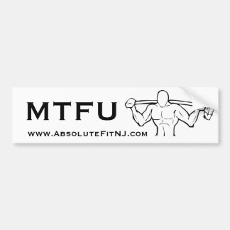 Coche Pegatina para el parachoques de MTFU