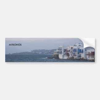 Coche Pegatina para el parachoques de MYKONOS -