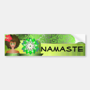 Coche Pegatina para el parachoques de Namaste