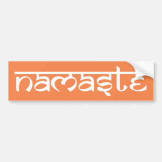 Coche Pegatina para el parachoques de Namaste