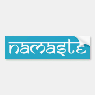 Coche Pegatina para el parachoques de Namaste