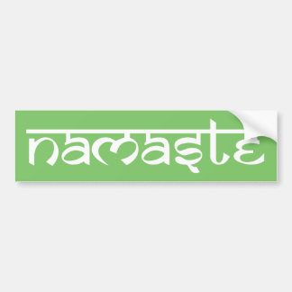 Coche Pegatina para el parachoques de Namaste