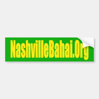 Coche Pegatina para el parachoques de Nashville Baha'i