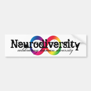 Coche Pegatina para el parachoques de Neurodiversity