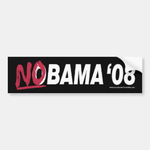 Coche Pegatina para el parachoques de NOBAMA