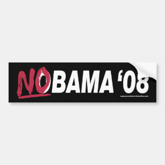 Coche Pegatina para el parachoques de NOBAMA