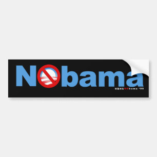 Coche Pegatina para el parachoques de Nobama