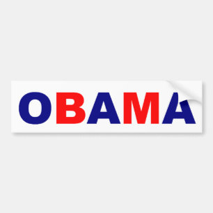 Coche Pegatina para el parachoques de OBAMA