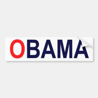 Coche Pegatina para el parachoques de OBAMA
