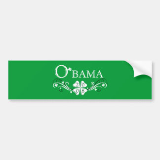 Coche Pegatina para el parachoques de O'bama