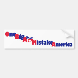 Coche Pegatina para el parachoques de Obama
