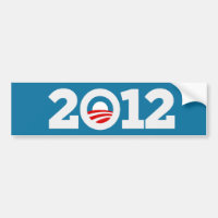 Pegatina para el parachoques de Obama 12