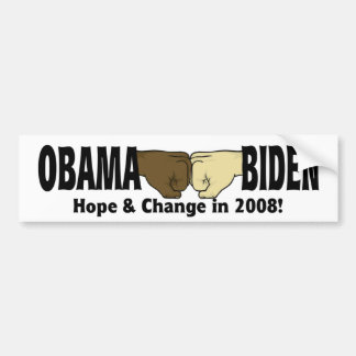 Coche Pegatina para el parachoques de Obama Biden