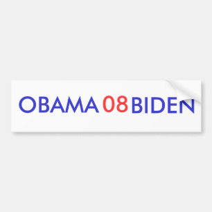 Coche Pegatina para el parachoques de Obama-Biden 08