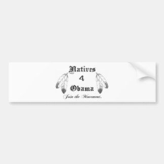 Coche Pegatina para el parachoques de Obama de los