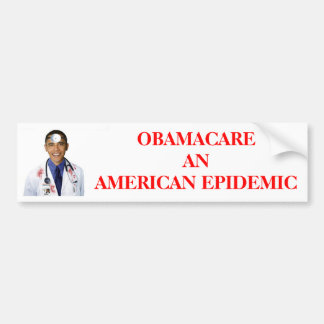 Coche Pegatina para el parachoques de Obama (Obamacare