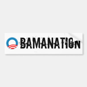 Coche Pegatina para el parachoques de OBAMANATION