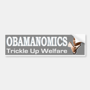 Coche Pegatina para el parachoques de Obamanomics
