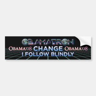 Coche Pegatina para el parachoques de Obamatron