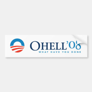 Coche Pegatina para el parachoques de OHELL Obama