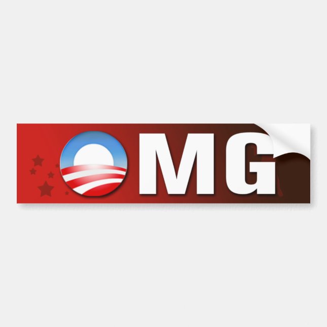 Coche Pegatina para el parachoques de OMG (Frente)