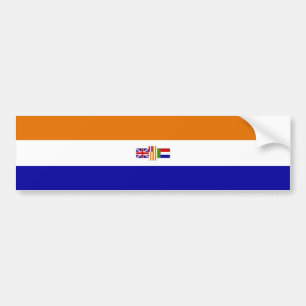 Coche Pegatina para el parachoques de Oranje Blanje Blou