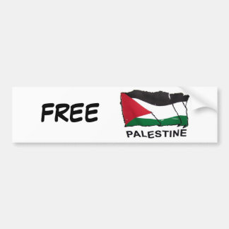 Coche pegatina para el parachoques de Palestina