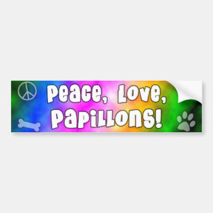 Coche Pegatina para el parachoques de Papillons del amor