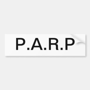 Coche Pegatina para el parachoques de Parp