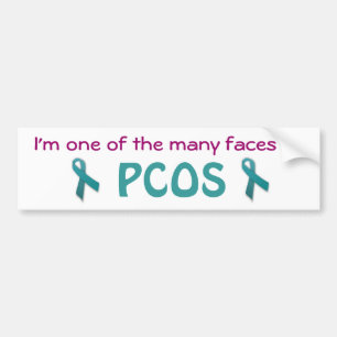 Coche Pegatina para el parachoques de PCOS