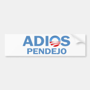 Coche Pegatina para el parachoques de Pendejo del Adios