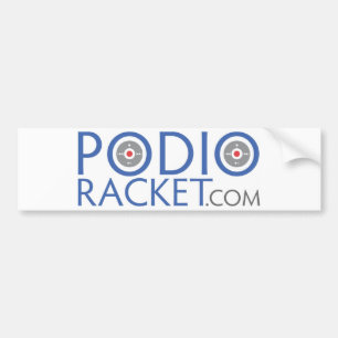 Coche Pegatina para el parachoques de Podioracket