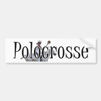 Coche Pegatina para el parachoques de Polocrosse