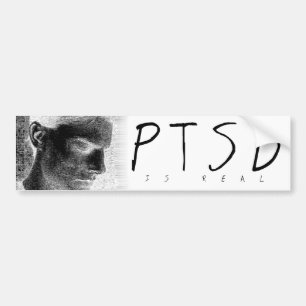 Coche Pegatina para el parachoques de PTSD