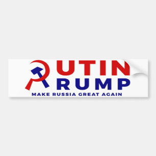 Coche Pegatina para el parachoques de Putin/del triunfo