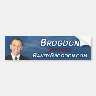 Coche Pegatina para el parachoques de Randy Brogdon