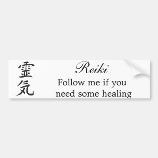 Coche Pegatina para el parachoques de Reiki