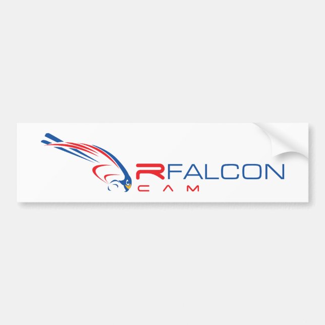 Coche Pegatina para el parachoques de RFalconcam (Frente)