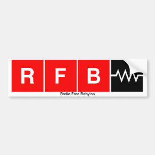 Coche Pegatina para el parachoques de RFB