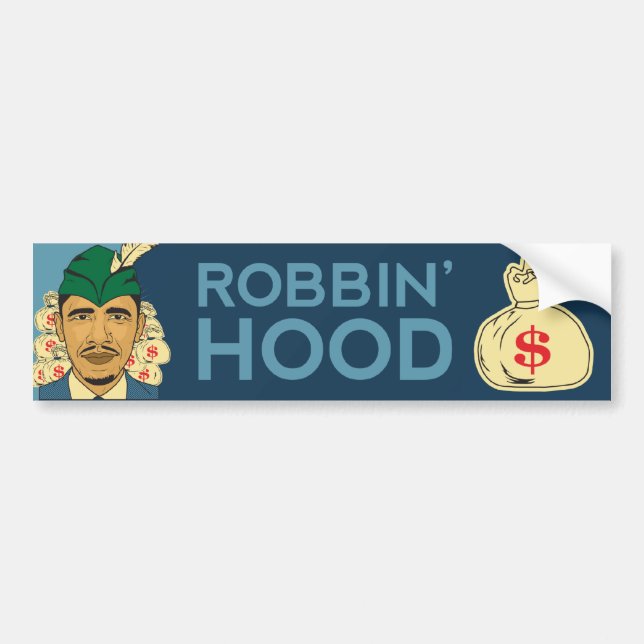Coche Pegatina para el parachoques de Robin Hood de la (Frente)