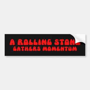 Coche Pegatina para el parachoques de Rolling Stone