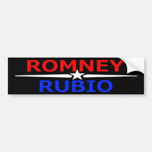 Coche Pegatina para el parachoques de ROMNEY RUBIO