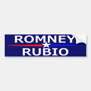 Coche Pegatina para el parachoques de ROMNEY RUBIO