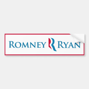 Coche Pegatina para el parachoques de Romney Ryan