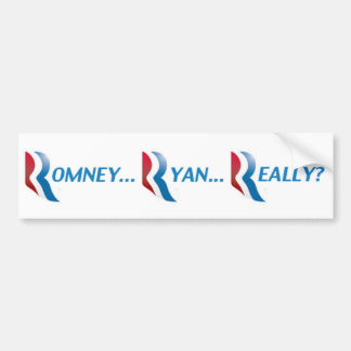 Coche Pegatina para el parachoques de Romney Ryan