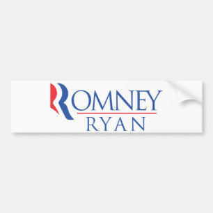Coche Pegatina para el parachoques de Romney Ryan