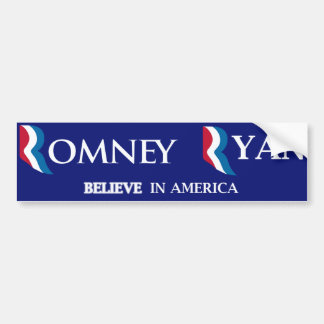 Coche Pegatina para el parachoques de Romney Ryan