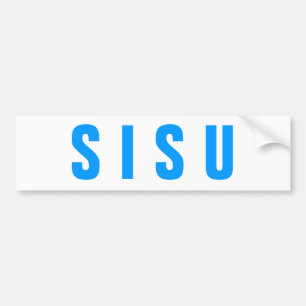 Coche Pegatina para el parachoques de S I S U