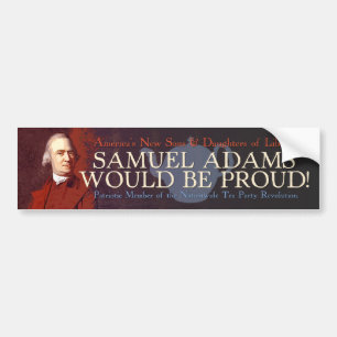 Coche Pegatina para el parachoques de Samuel Adams