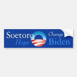 Coche Pegatina para el parachoques de Soetoro Biden